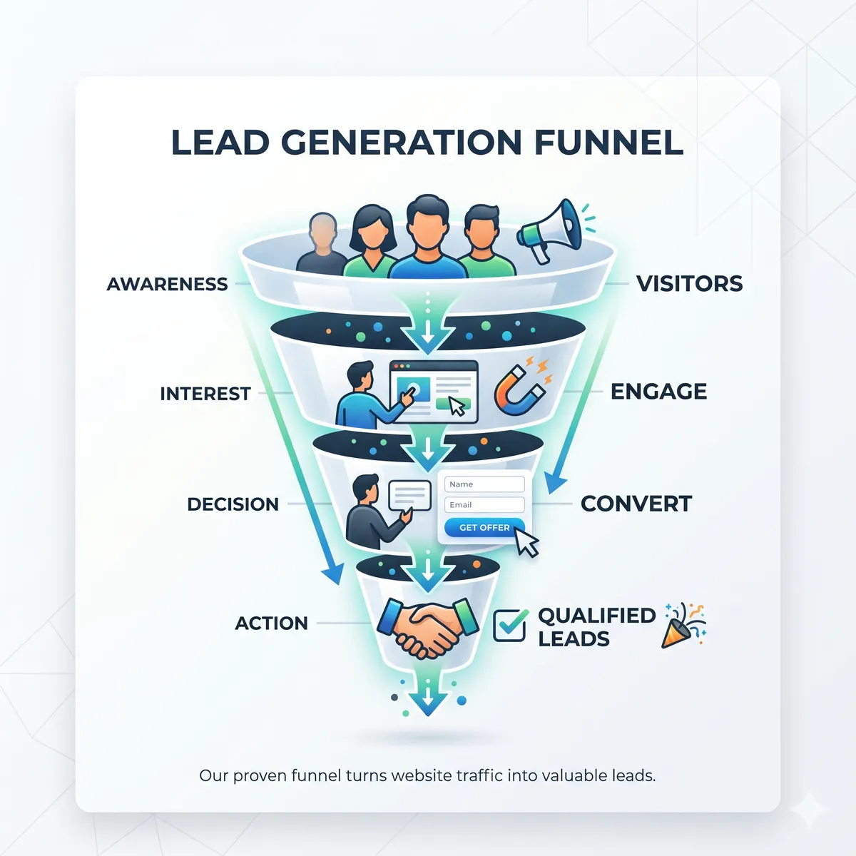 B2B Lead Generation Services funnel